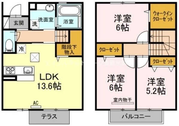 カーサ　マリンの物件間取画像